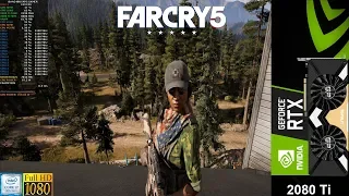 Far Cry 5 Ultra Settings, HD Textures 1080P | RTX 2080 Ti | i9 9900K 5.1GHz