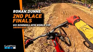 GoPro: Ronan Dunne - 2nd Place FINALS Run in Snowshoe | 2023 UCI Downhill MTB World Cup