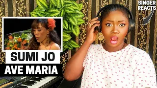 SINGER REACTS | SUMI JO - AVE MARIA REACTION!!!😱 | A Tribute To Her Father