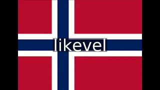 How to pronounce likevel in Norwegian