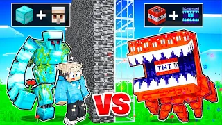 Wir KOMBINIEREN unsere EIGENEN MOBS in einem MOB BATTLE in Minecraft!