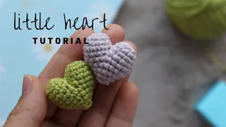 Crochet Little Heart Tutorial | Amigurumi Heart
