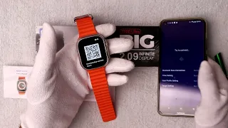 How to Connect T900 Ultra Smart Watch with Mobile Phone