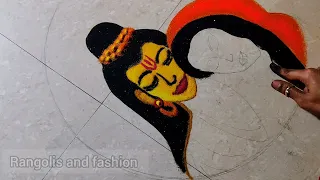 Creative diwali rangoli| दिवाळी स्पेशल रांगोळी |राम सीता रांगोळ | Diwali 2023.