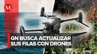 Guardia Nacional busca adquirir flotilla de 40 drones para enfrentar al crimen organizado