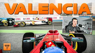 RETURNING TO VALENCIA ON THE F1 2012 GAME