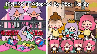 Rich Kid is Adopted By Poor Family 👶🏻🏚️ Sad Story | Toca Boca | Toca Life Story | Toca Life World