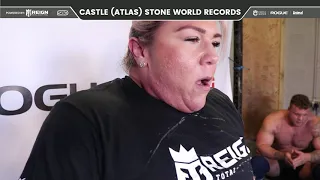 DONNA MOORE ATLAS STONE WORLD RECORD 171KG (376LBS) - WUS FEATS OF STRENGTH