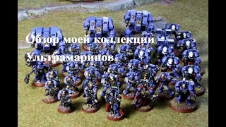 Обзор мой коллекции ультрамаринов #warhammer40k #hobby