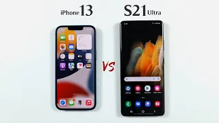 iPhone 13 vs S21 Ultra | Speed Test | iOS 15.3 vs Android 12