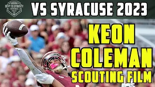 Keon Coleman Highlights vs Syracuse | 2024 NFL Draft Prospect