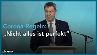 Markus Söder (CSU) zu Corona-Maßnahmen am 15.10.20