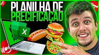 PLANILHA DE PRECIFICAÇÃO PARA HAMBURGUERIA E LANCHONETES DELIVERY COM CÁLCULO DO PREÇO NO IFOOD.