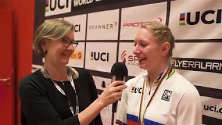 Interview Milena Slupina (nach Finale) - WM 2017 in Dornbirn | Kunstrad