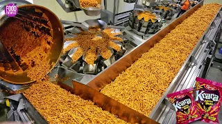 Factory Making Of Krara Sticks  इस तरह बनाए जाते हैं सबके पसंदीदा Kurkure | Indian Street Food