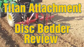 Titan 60" Disc Bedder Review