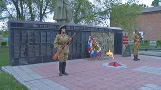 В аале Доможаков открыли обновленный памятник героям Победы