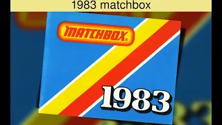 1984 Matchbox Catalog: A Trip Down Memory Lane for Collectors [EN]