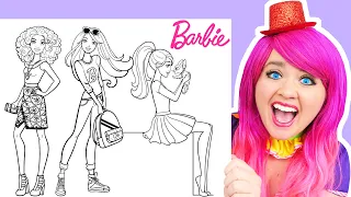 Coloring Barbie & Friends | Crayons