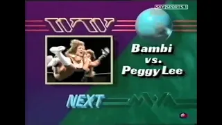 Bambi vs Peggy Lee Leather   Worldwide Sept 15th, 1990