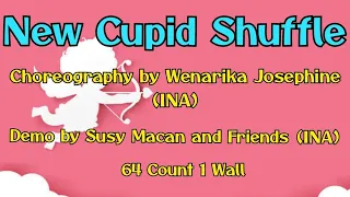 NEW CUPID SHUFFLE |Line Dance|Choreo by Wenarika Josephine (INA)| Mei 2024