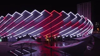 Batumi, Georgia 2023, night aerial view, 4K drone | Батуми, Грузия 2023 | ბათუმი, საქართველო