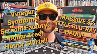 Vinegar Syndrome-Arrow Video-Scream Factory Bluray and Horror Shirt Haul