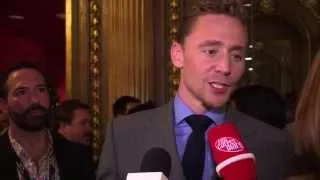 HIGH-RISE stars Tom Hiddleston and Jeremy Irons at TIFF 2015