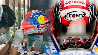 How to Paint | Andrea Dovizioso Helmet 2019 | MotoGP