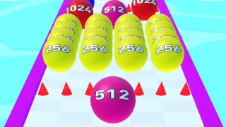 Color Balls 3D 2048 vs Ball Run 2048 - All Levels Gameplay Android, ios - Part 1