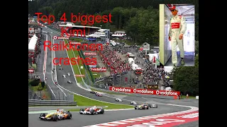 Top 4 Kimi Raikkonen biggest crashes
