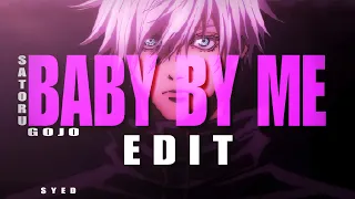 BABY BY ME | SATORU GOJO EDIT 🔥| ALIGHT MOTION EDIT #gojo #gojosatoruedit #jujutsukaisen #babybyme