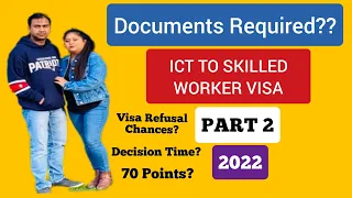 ICT TO SKILLED WORKER VISA Part 2 | SHARING OUR FULL EXPERIENCE END TO END| Documents?