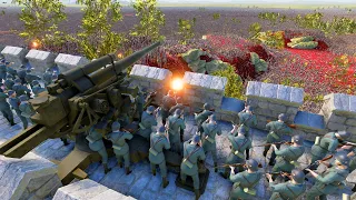 German ARTILLERY FORTRESS vs 7 MILLION ZOMBIES! - UEBS 2 Ultimate Epic Battle Simulator 2