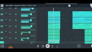 Alan Walker - Sing me to sleep // FL Studio Mobile remake instrumental