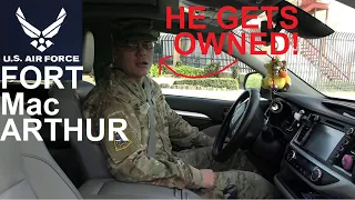 AIR FORCE BASE AUDIT - SOLDIER GETS OWNED!