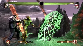 My 190% Combo on Syrax & Cage - MK9 - 2024.03.17. (Old Lagging PC)