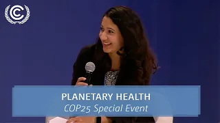 Planetary Health: Food Systems Panel at COP 25 | UN Climate Change