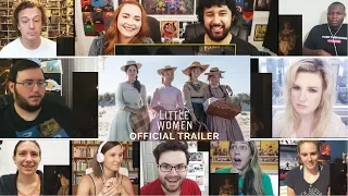 LITTLE WOMEN - Official Trailer (HD) REACTIONS MASHUP