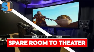 From Spare Bedroom to Home Theater! 7.5.4 Home Theater Tour