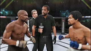 UFC Floyd Mayweather vs. Manny Pacquiao | Boxing legends UFC debut