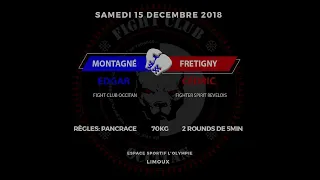 Premier combat Edgar Montagné Pancrace MMA Fight Club Occitan