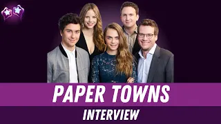 Paper Towns Cast Interview: John Green, Cara Delevingne, Halston Sage & Nat Wolff