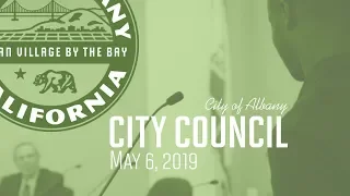 Albany City Council - May 6, 2019
