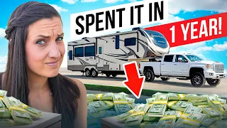 Our MOST Expensive RV Travel Year (FULL Breakdown & Totals)