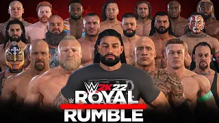 (PS5) WWE 2K22 - 30 Man Royal Rumble Match