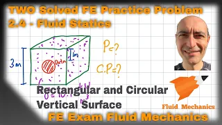 FE Exam Fluid Mechanics - 2.4 - Practice Problem - Fluid Statics