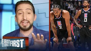 If Clippers lose Game 3, either Kawhi or PG-13 are gone next year — Nick | NBA | FIRST THINGS FIRST