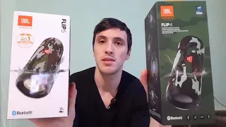 сравнение двух колонок JBL FLIP 4 & JBL FLIP 5