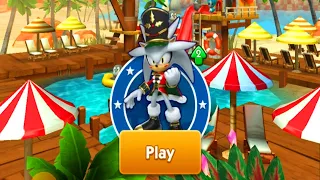 Sonic Dash - Nutcracker Silver New Character Unlocked - Holiday Festive Event (Android,ios) Gameplay